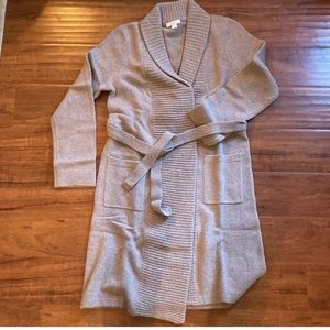 NWT Garnet Hill Lambswool Cardigan or Robe